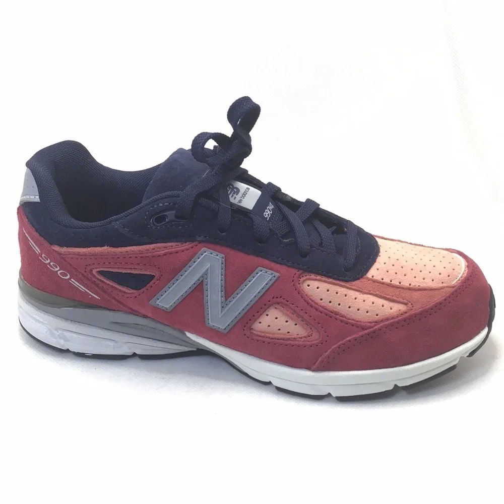 New Balance 990v4 KJ990P4G Boy's Running Sneakers Copper Rose 6.5M